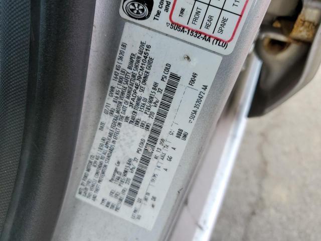 Photo 10 from auction – 2012 FORD FIESTA SE with VIN 3FADP4EJ9CM104516