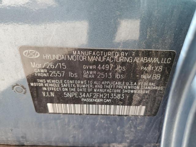 Photo 10 from auction – 2015 HYUNDAI SONATA SPO with VIN 5NPE34AF2FH213583