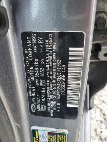 Photo 10 from auction – 2014 HYUNDAI ACCENT GLS with VIN KMHCU5AEXEU171763