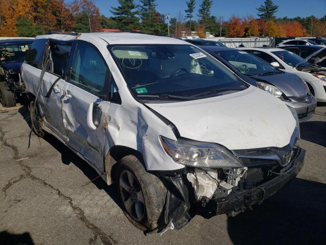 TOYOTA SIENNA LE 2018 with VIN 5TDKZ3DC1JS943310 - Photo from auction