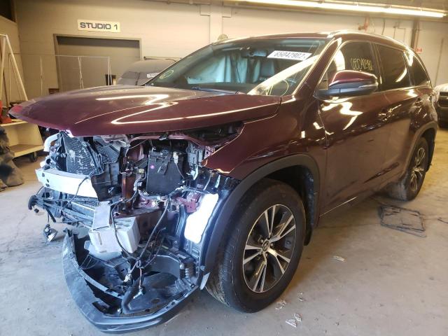 Photo 2 from auction – 2016 TOYOTA HIGHLANDER with VIN 5TDKKRFH4GS182894