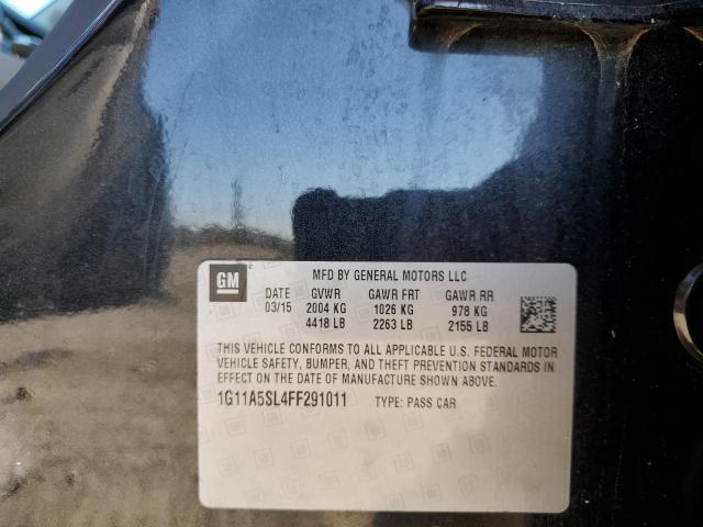 Photo 10 from auction – 2015 CHEVROLET MALIBU LS with VIN 1G11A5SL4FF291011