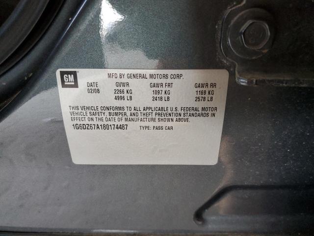 Photo 10 from auction – 2008 CADILLAC STS with VIN 1G6DZ67A180174487