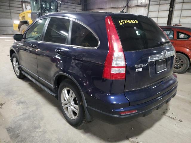 Photo 3 from auction – 2011 HONDA CR-V EXL with VIN 5J6RE4H79BL118920