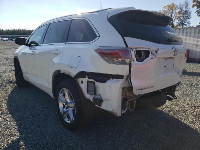 Photo 3 from auction – 2014 TOYOTA HIGHLANDER with VIN 5TDYKRFH9ES030732