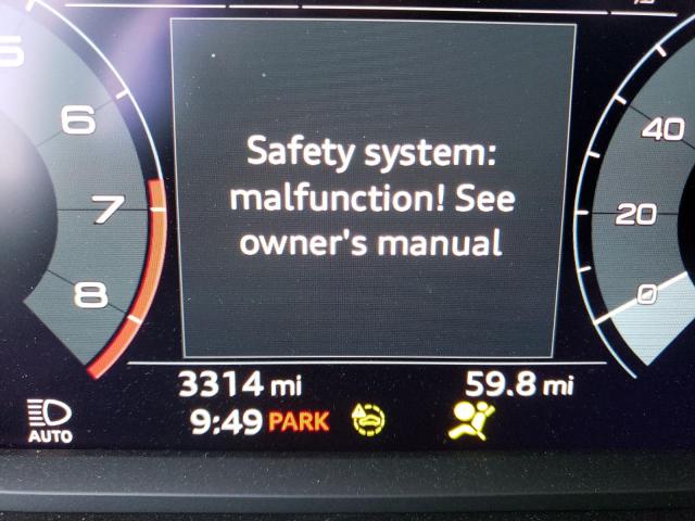 Photo 8 from auction – 2022 AUDI Q3 PREMIUM with VIN WA1DECF31N1014619