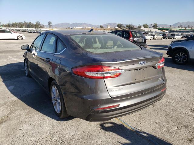 Photo 3 from auction – 2020 FORD FUSION SE with VIN 3FA6P0LU6LR263513