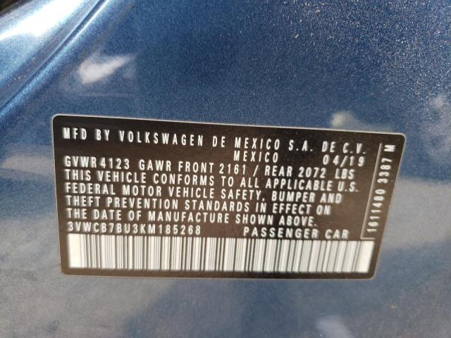 Photo 10 from auction – 2019 VOLKSWAGEN JETTA S with VIN 3VWCB7BU3KM185268