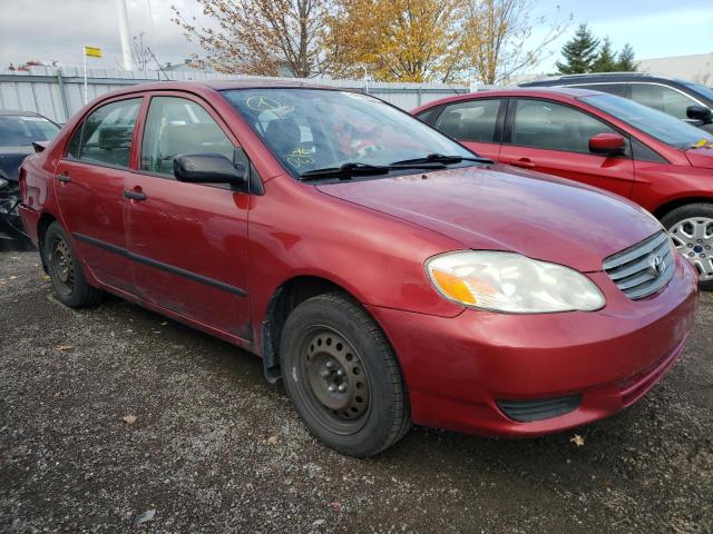 TOYOTA COROLLA CE 2003 with VIN 2T1BR32E23C754150 - Photo from auction