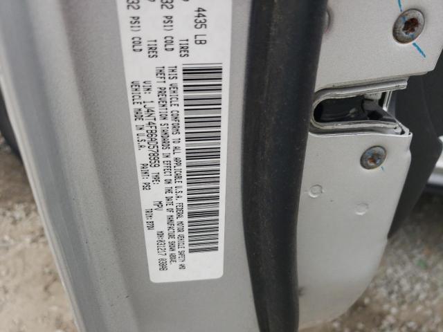 Photo 10 from auction – 2010 JEEP COMPASS SP with VIN 1J4NT4FB6AD578959
