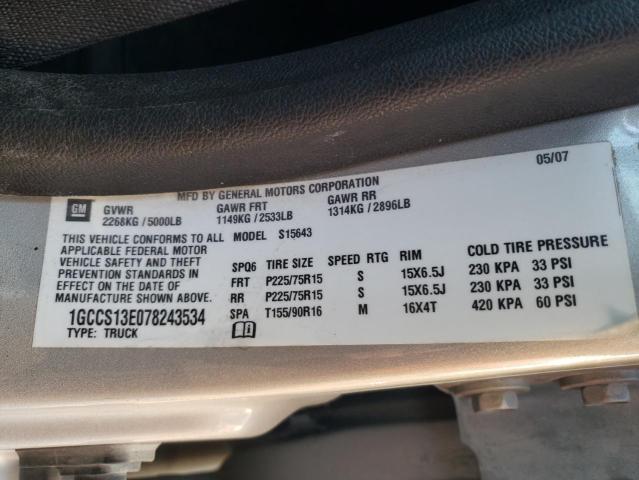 Photo 10 from auction – 2007 CHEVROLET COLORADO with VIN 1GCCS13E078243534