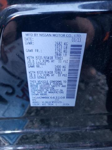 Photo 10 from auction – 2013 NISSAN PATHFINDER with VIN 5N1AR2MM8DC663108
