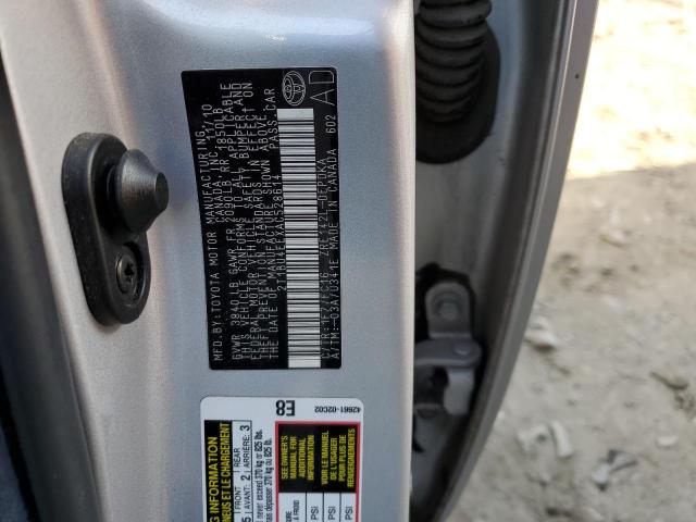 Photo 10 from auction – 2010 TOYOTA COROLLA BA with VIN 2T1BU4EEXAC528614