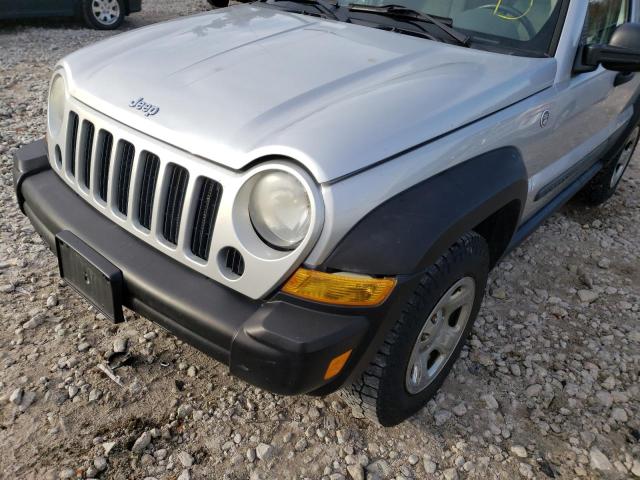 Photo 9 from auction – 2007 JEEP LIBERTY SP with VIN 1J4GL48K07W510434