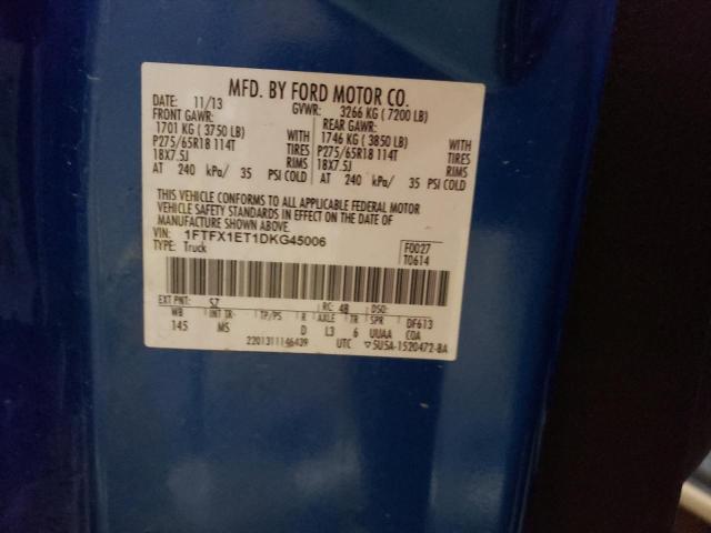 Photo 10 from auction – 2013 FORD F150 SUPER with VIN 1FTFX1ET1DKG45006