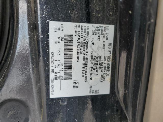 Photo 10 from auction – 2004 FORD EXPEDITION with VIN 1FMPU17L74LB91859