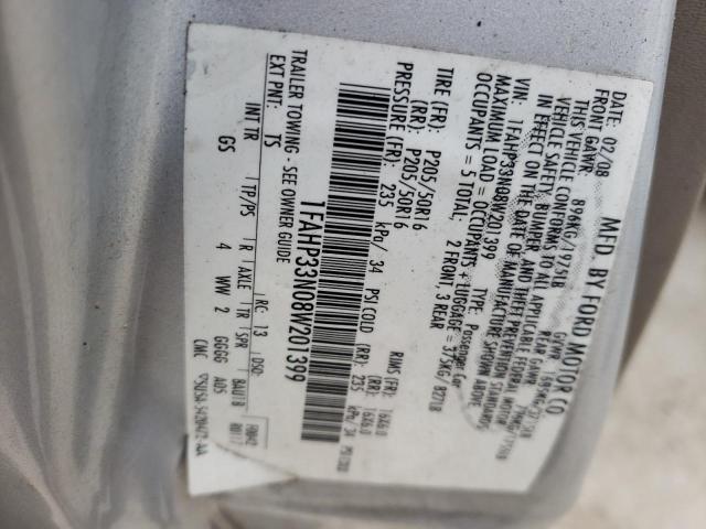 Photo 10 from auction – 2008 FORD FOCUS SE with VIN 1FAHP33N08W201399