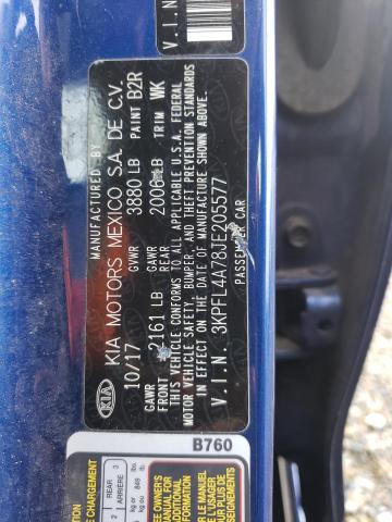 Photo 10 from auction – 2018 KIA FORTE LX with VIN 3KPFL4A78JE205577