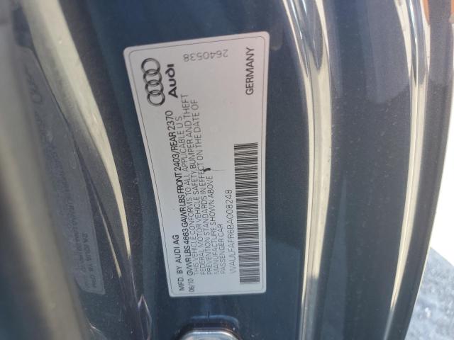 Photo 10 from auction – 2011 AUDI A5 PREMIUM with VIN WAULFAFR6BA008248