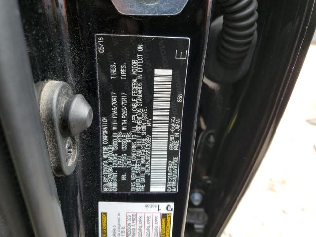 Photo 10 from auction – 2016 TOYOTA 4RUNNER SR with VIN JTEZU5JR2G5130859