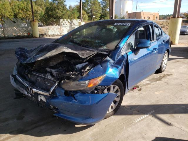 Photo 2 from auction – 2012 HONDA CIVIC LX with VIN 19XFB2F55CE050326