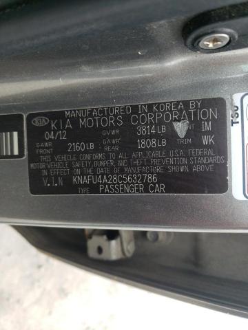 Photo 10 from auction – 2012 KIA FORTE with VIN KNAFU4A28C5632786
