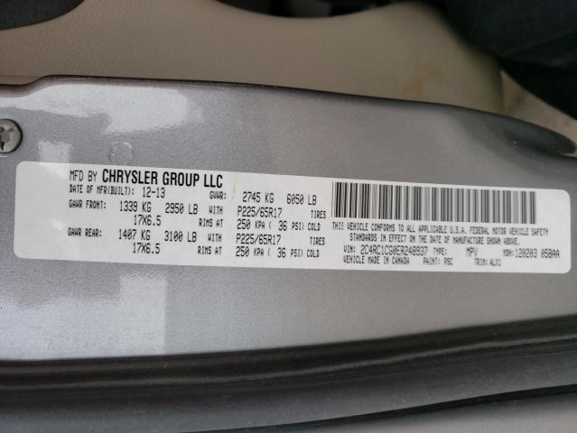 Photo 10 from auction – 2014 CHRYSLER TOWN & COU with VIN 2C4RC1CG0ER248937