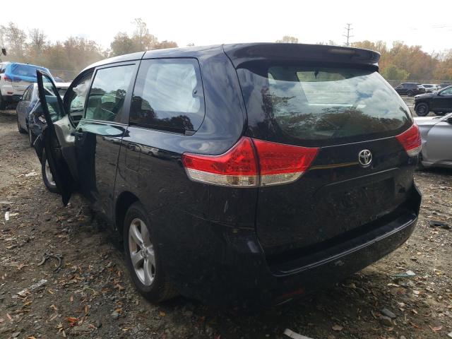 Photo 3 from auction – 2011 TOYOTA SIENNA BAS with VIN 5TDKA3DC0BS006134