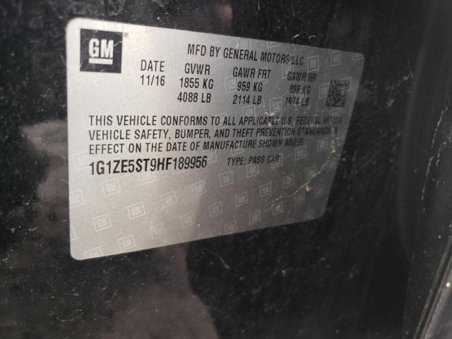 Photo 10 from auction – 2017 CHEVROLET MALIBU LT with VIN 1G1ZE5ST9HF189956