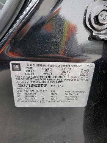 Photo 10 from auction – 2017 GMC TERRAIN SL with VIN 2GKFLTE36H6201706