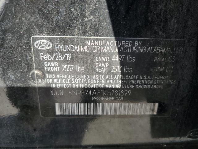 Photo 10 from auction – 2019 HYUNDAI SONATA SE with VIN 5NPE24AF1KH781899