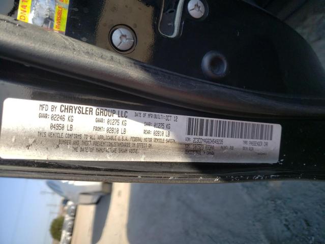 Photo 10 from auction – 2013 DODGE CHALLENGER with VIN 2C3CDYAG6DH549235