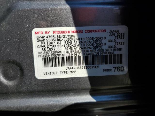 Photo 10 from auction – 2014 MITSUBISHI OUTLANDER with VIN JA4AZ3A37EZ007965