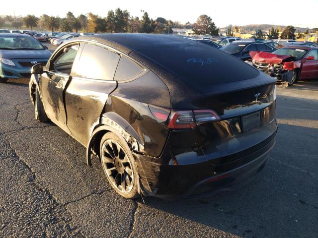 Photo 3 from auction – 2021 TESLA MODEL Y with VIN 5YJYGDEE0MF150367