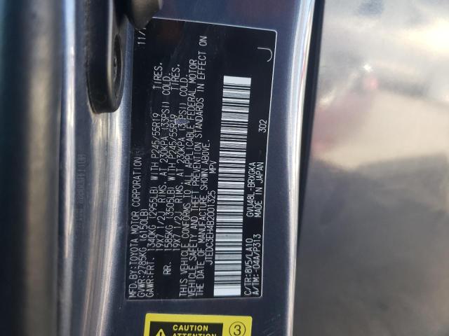 Photo 10 from auction – 2011 TOYOTA HIGHLANDER with VIN JTEDC3EH4B2001325