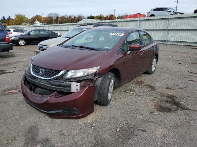 Photo 2 from auction – 2015 HONDA CIVIC LX with VIN 19XFB2F58FE290815