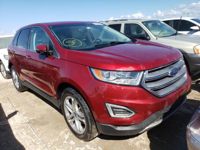 FORD EDGE TITAN 2018 with VIN 2FMPK3K93JBC27913 - Photo from auction