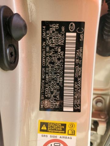 Photo 10 from auction – 2014 LEXUS ES 350 with VIN JTHBK1GG1E2131248