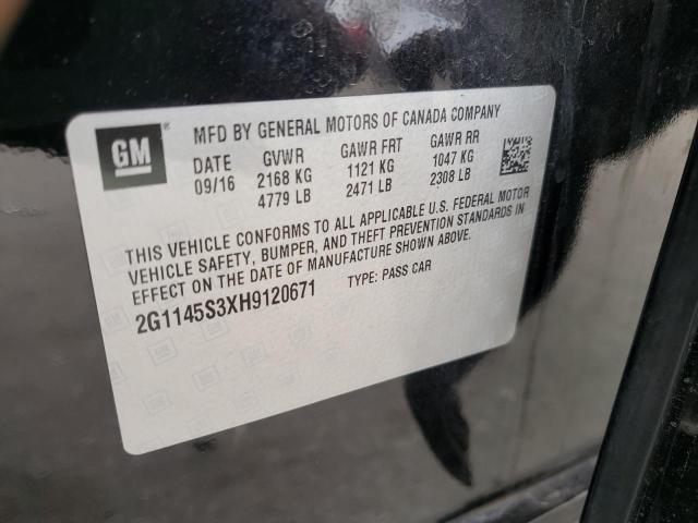 Photo 10 from auction – 2017 CHEVROLET IMPALA PRE with VIN 2G1145S3XH9120671