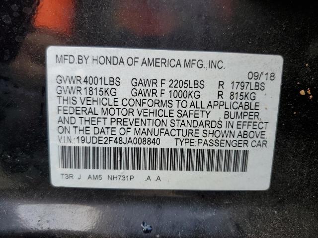 Photo 10 from auction – 2018 ACURA ILX SPECIA with VIN 19UDE2F48JA008840