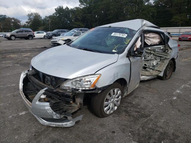 Photo 2 from auction – 2014 NISSAN SENTRA S with VIN 3N1AB7AP6EY215210