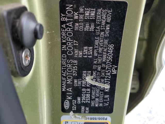 Zdjęcie 10 z aukcji – 2013 KIA SOUL z VIN KNDJT2A57D7560466