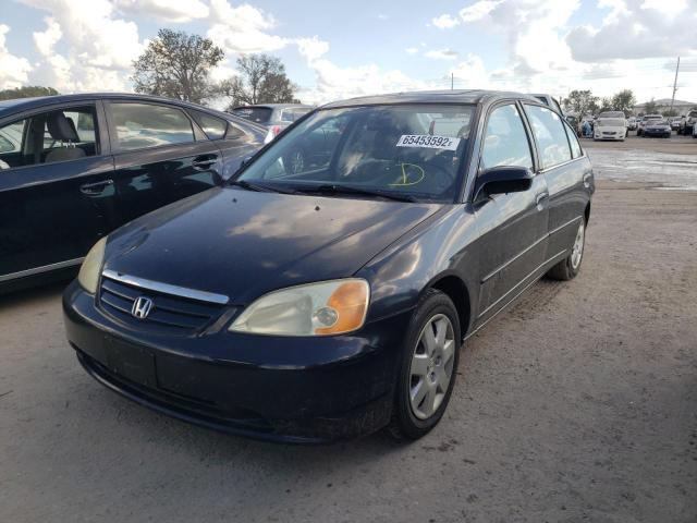 Photo 2 from auction – 2001 HONDA CIVIC EX with VIN 2HGES25741H619541