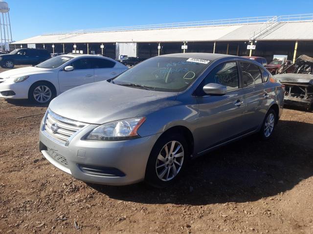 Photo 2 from auction – 2014 NISSAN SENTRA S with VIN 3N1AB7AP0EY302228