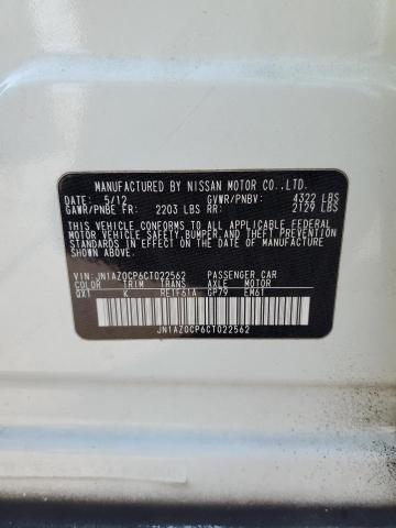 Photo 10 from auction – 2012 NISSAN LEAF SV with VIN JN1AZ0CP6CT022562