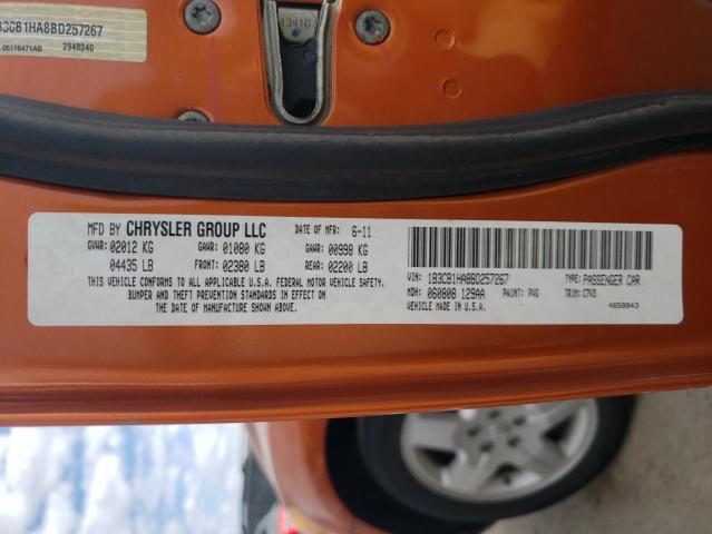 Photo 10 from auction – 2011 DODGE CALIBER EX with VIN 1B3CB1HA8BD257267