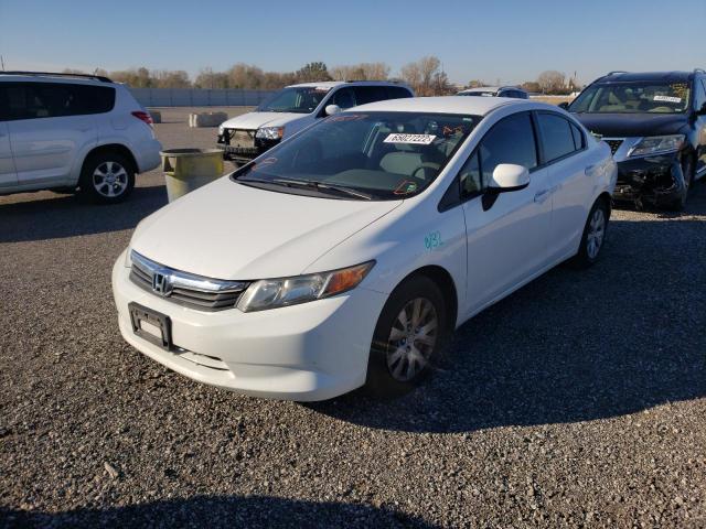 Photo 2 from auction – 2012 HONDA CIVIC LX with VIN 19XFB2F58CE109577