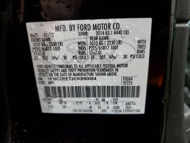 Photo 10 from auction – 2012 FORD ESCAPE LIM with VIN 1FMCU0E73CKB90064
