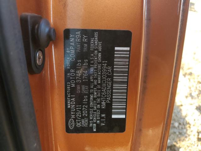 Zdjęcie 10 z aukcji – 2012 HYUNDAI VELOSTER z VIN KMHTC6ADXCU039941