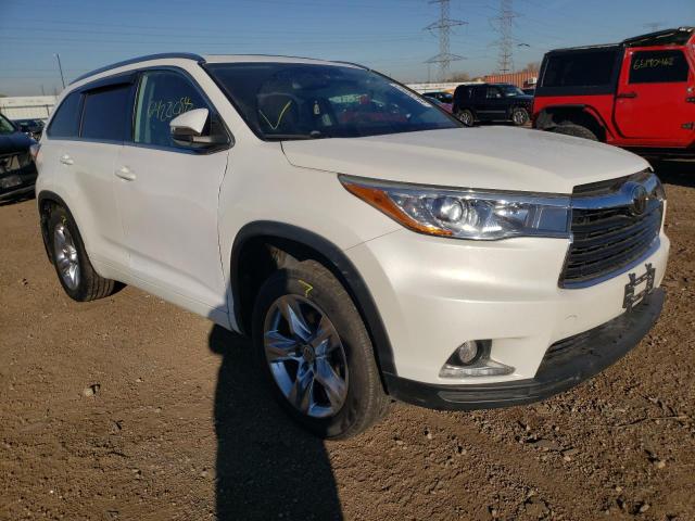 TOYOTA HIGHLANDER 2015 with VIN 5TDDKRFH8FS129073 - Photo from auction